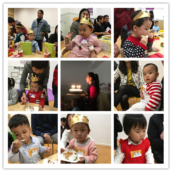 NYC紐約國際惠州早教中心：【活動回顧】12月會員寶寶生日PARTY！~